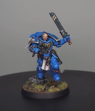 Warhammer 40k Lieutenant Titus Model Commemorative Series - Painted Ultramarines
