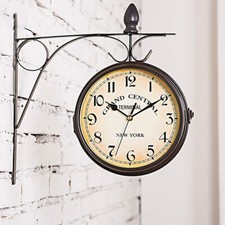 Large Wall Clock Double Sided
