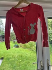 Boden Girls Mouse Cardy 7-8 Yrs