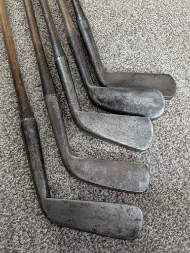 Hickory golf clubs c1890 - golf,
