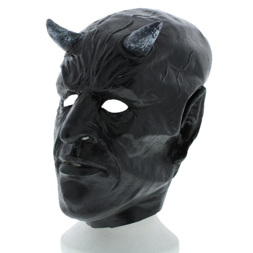 Scary black demon latex - scary,