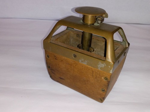 Antique butter pat mold - butter,