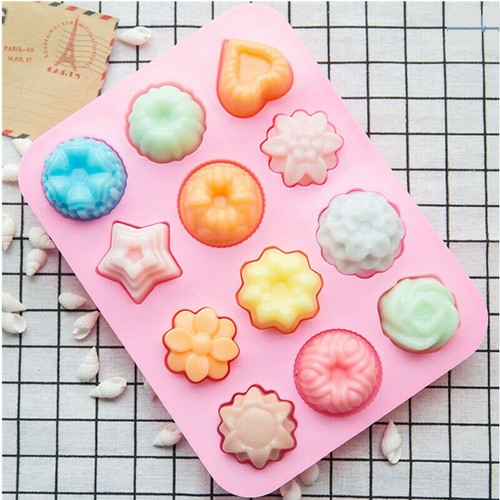 Flowers rose heart silicone - flowers,