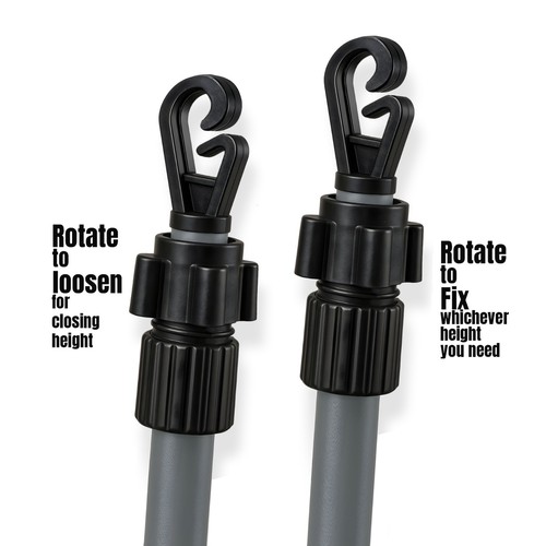 Heavy duty telescopic - 2x,