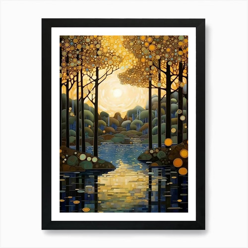 Gustav klimt birch forest - gustav,