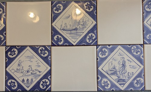 Delft blue and - blue, white