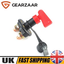 Battery Isolator Switch Van Car 12V GEARZAAR Master Isolator Boat Universal