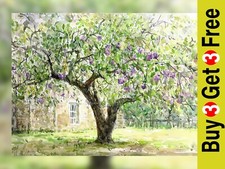 Blossoming Garden Tree 5"x7"