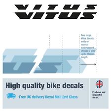VITUS bike decal 325-550mm
