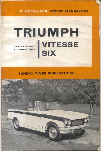 Triumph vitesse saloon and - triumph,
