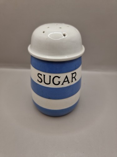 Green cornishware sugar - t, g