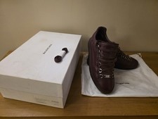 Balenciaga Arena Burgundy trainers, Size EU39  Uk 6 RRP £355,  boxed