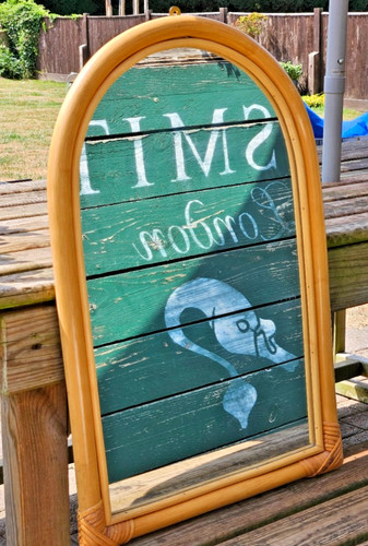 Vintage boho arched bamboo - arched,