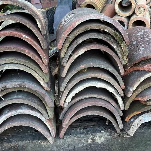 Reclaimed clay half round - reclaimed,