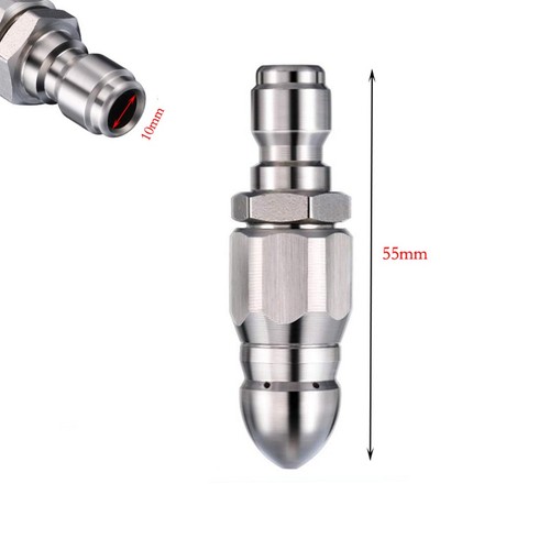 Drain jetter hose pinpointed - drain,