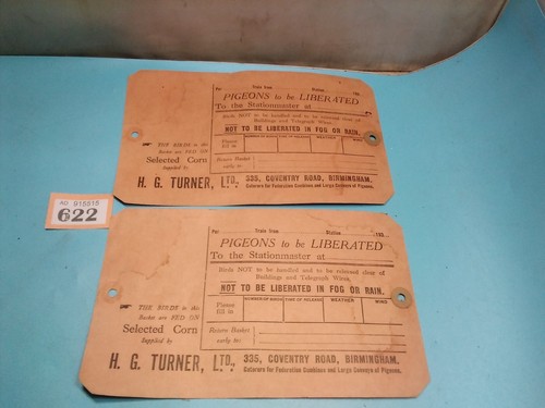 1930 pigeon ephemera racing - 1930's,