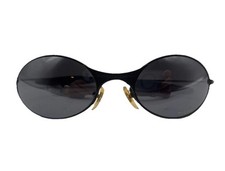 Vintage Oakley Titanium T-Wire 1.0 Iridium Sunglasses T-Wire Black Frames