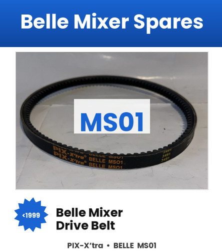 Ms01 drive belt fits - ms01, belle