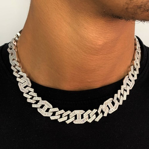 Iced cuban out prong vvs - out,