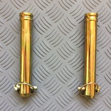 Tractor Lower Link Pins Cat 2 (28.575mm)  6" (152mm) Useable Length + linch pins