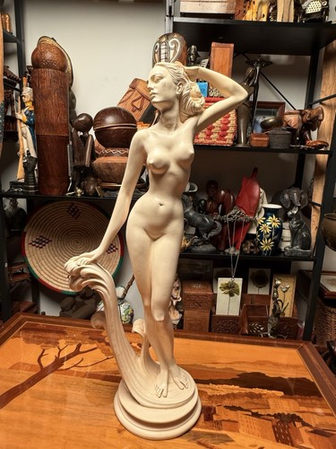 Elegant art deco nude lady - nude,