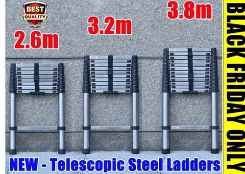 Stainless steel ladder - 2.6-5m,