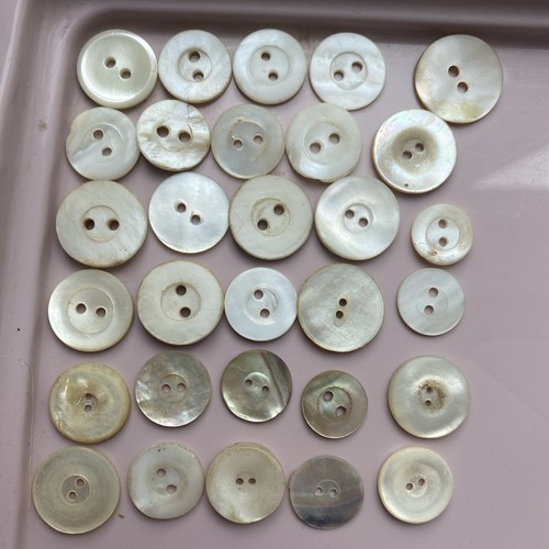 Mother pearl buttons - pearl, buttons-
