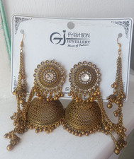 Bronze Jhumka Earrings -