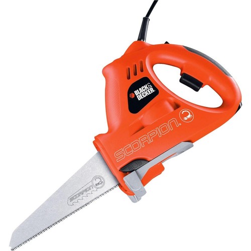 Black decker scorpion saw 400w - black,