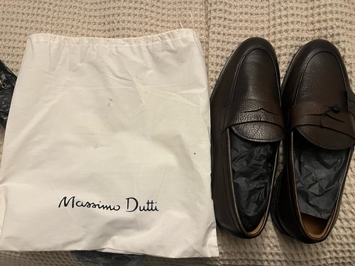 Massimo dutti brown leather - brown,