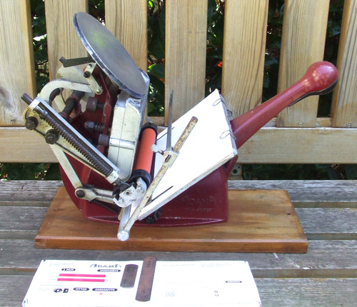 Letterpress adana five - letterpress, three