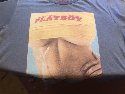 Blue shirt playboy - blue, t