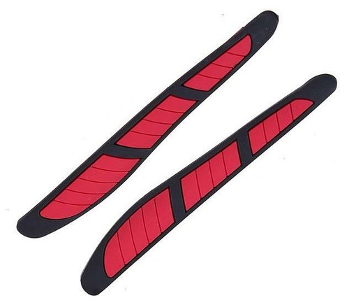 Black rubber door - 2x,