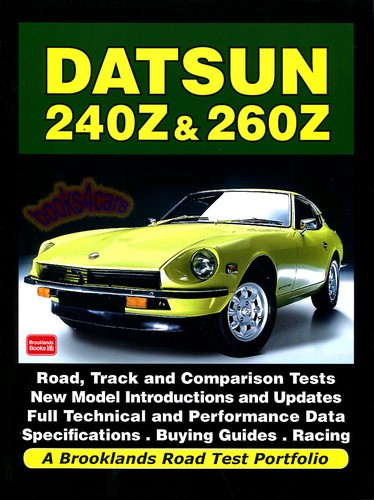 Datsun 240z book nissan 260z - book,