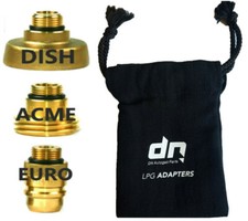 LPG Autogas Filling Adapters Set FOR ALL Europe SET OF 3 TRAVEL KIT+ BAG