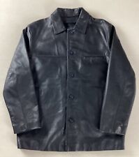 Chevignon Leather Coat Cowhide Black Size L