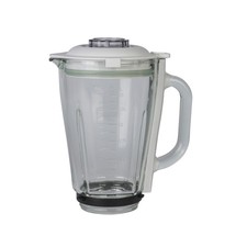 Jug with Lid & Filler Cap for Salter EK5531MMS Aspen Glass Jug Blender