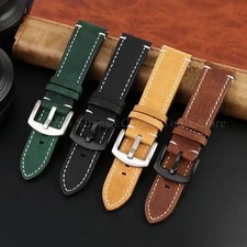 Genuine Calf Leather Strap 18-24mm for Huawei GT5 GT4 GT3 Retro Omega Wristband
