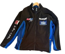 Genuine Suzuki Alstare GSXR fleece Jacket Leon Haslam 91 Sponsored Size 3XL