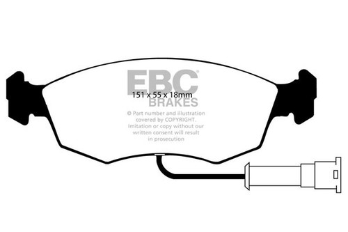 Ebc greenstuff front brake - ebc,