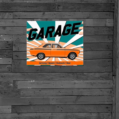 Personalised man cave metal - man,