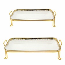 Golden Platter Serving Tray