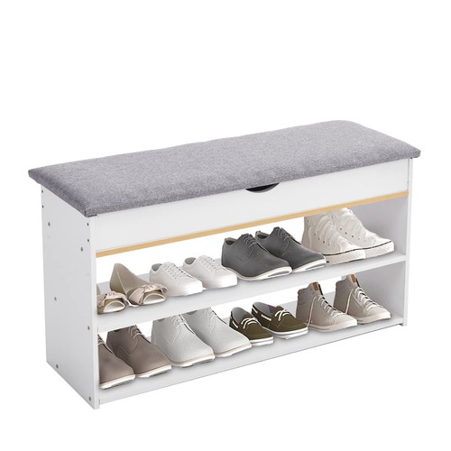 Shoe storage bench with - shoe,