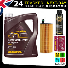 5W-30 5L ENGINE OIL & FILTER | FLUSH ADDITIVE | MINI COOPER CLUBMAN COUNTRYMAN