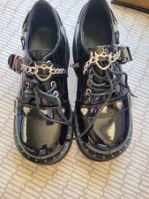 New Goth Emo Black Patent