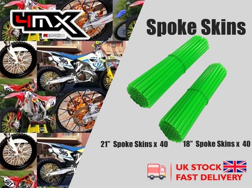 Wheel spoke protectors green - wheel,