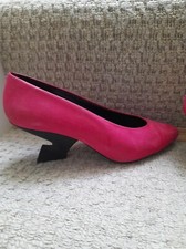 Quirky pink court shoes brand