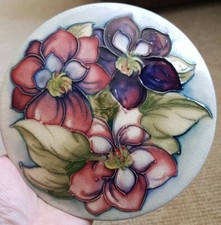 UNUSUAL MOORCROFT DOMED PLAQUE