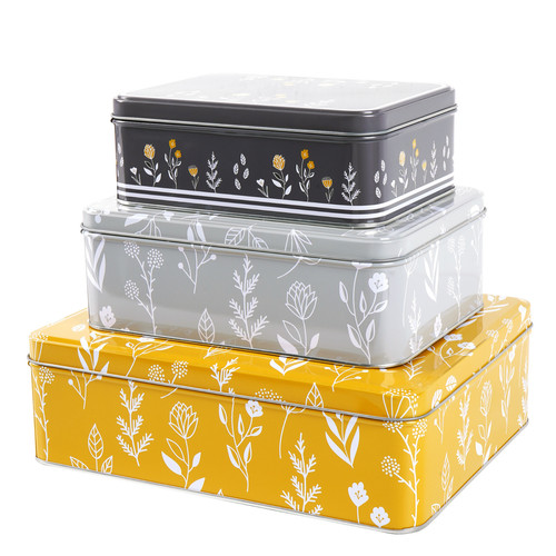 Set cake storage tins - set,