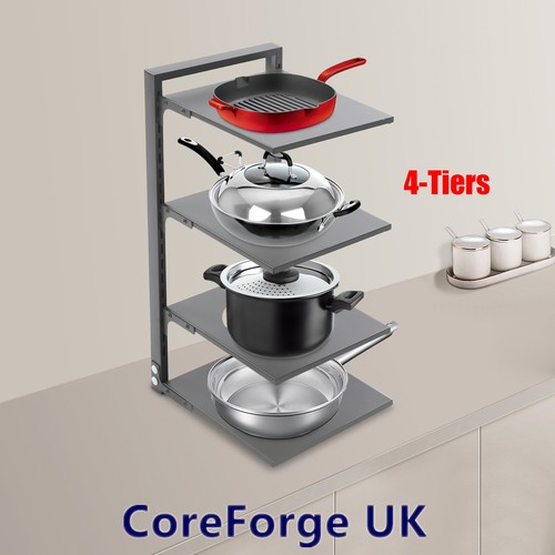 Tiers pot rack organizer - 4,